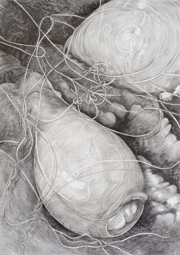 Tom Hallet To Brontez, 2023 Graphite on paper 21 x 29,7 cm