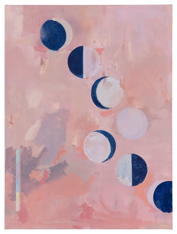 Catharina Dhaen, This is the light of the mind, cold and planetary. The trees of the mind are black. The light is blue., 2024