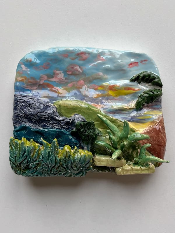Elise Debrock Antas, 2024 Glazed Ceramic 18 x 6 x 16 cm