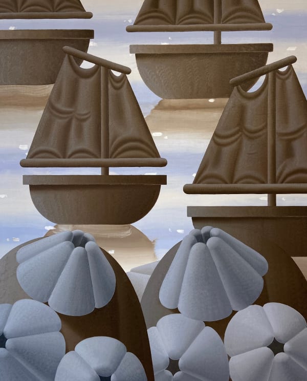 Laurens Legiers, Untitled ( Ships with barnicles ), 2022