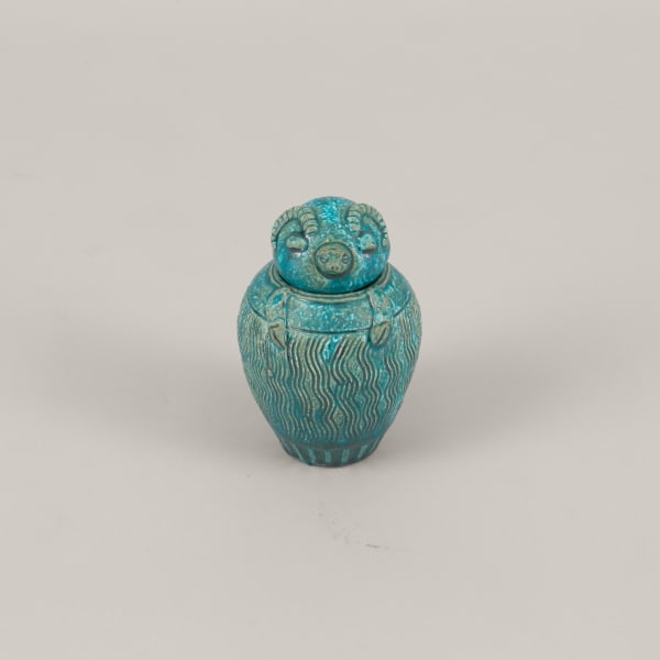 Shinobi Tsubo: Goat|青釉しのび壺 未, 2024