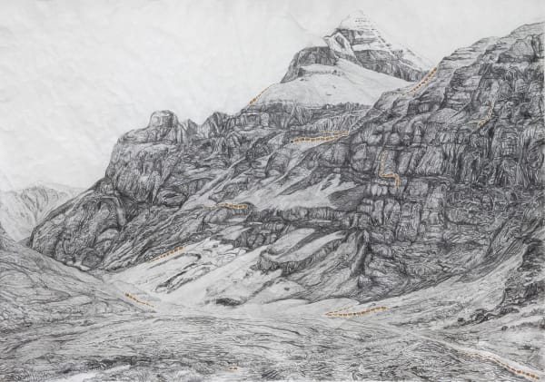 Shi Jin-Hua, Pen Walking #185, 2018-2024