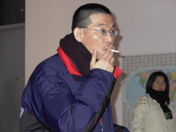 Shi Jin-Hua, Smoke Blowing, 2004