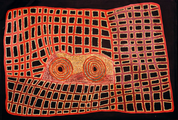 Ian Rictor Kamanti, 2023 acrylic on linen 200 x 137 cm