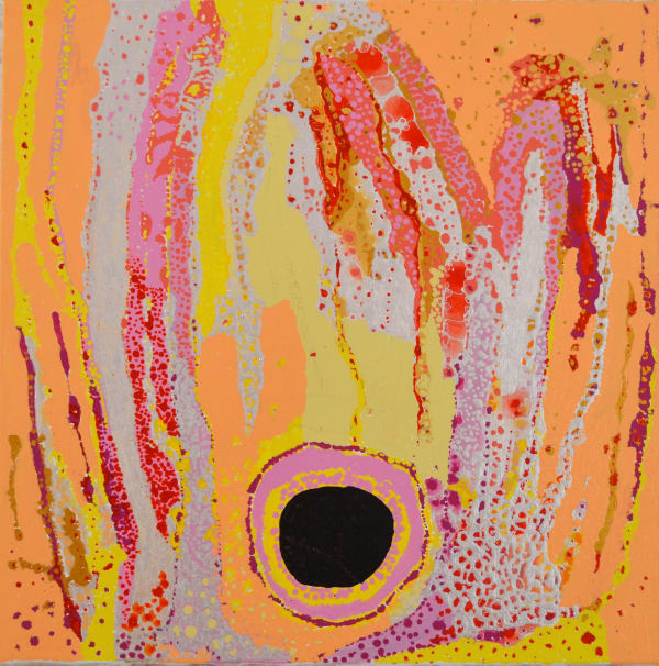 Daniel Walbidi Winpa acrylic on linen 61 x 61 cm