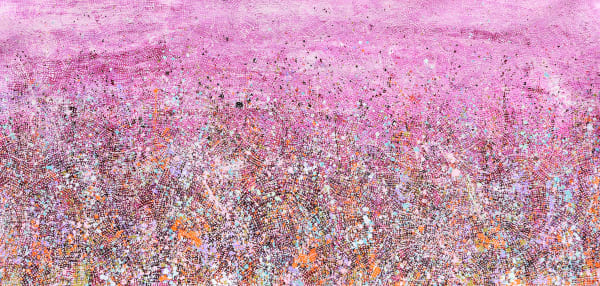 Melissa Sandy Wildflowers in Full Bloom, 2024 acrylic on canvas 72 x 150 cm