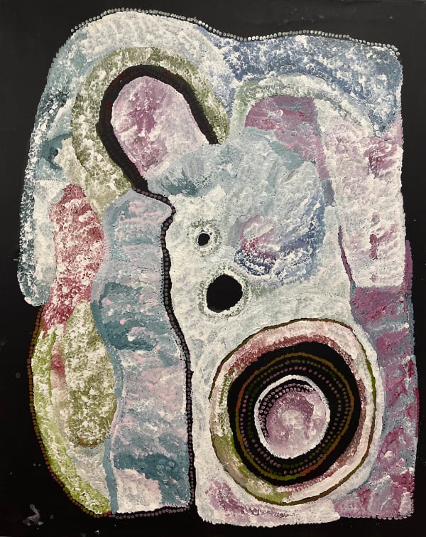 Betty Campbell Minymaku Tjukurpa (Women's Story), 2023 acrylic on linen 152 x 122 cm