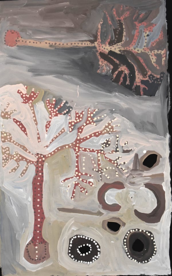 James, Mrs. T Kunga Kutjara, 2018 Acrylic on Canvas 90 x 57 cm