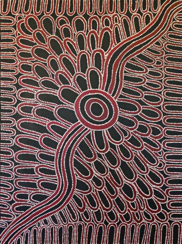 Marlene Wheeler Women Dancing acrylic on linen 91 x 112 cm