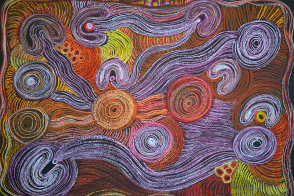 Alison Anderson Untitled Chalk on paper 50 x 70 cm