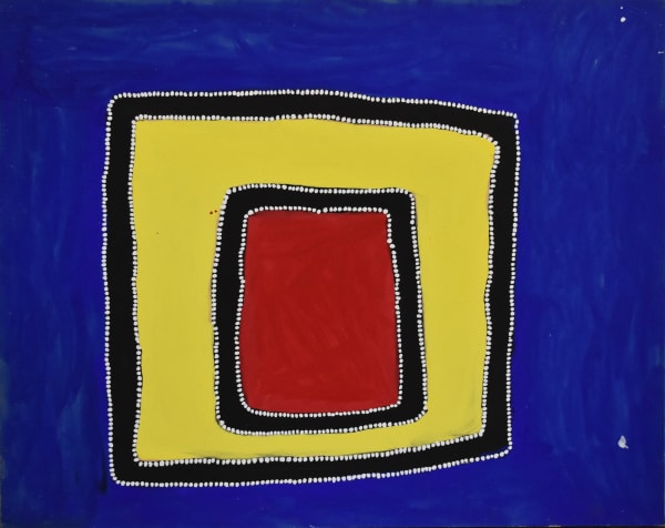 Rammey Ramsey Warlawoon Country, 2008 Natural ochre & pigments on board 80 x 100 cm