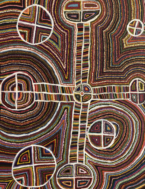 Samuel Miller Ngayuku Ngurra, 2019 Acrylic on canvas 199 x 152 cm