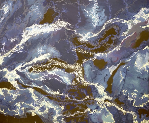 Langaliki Lewis Kapi Ngangkali Tjukurpa- Storm Cloud Story, 2019 Acrylic on Canvas 100x122