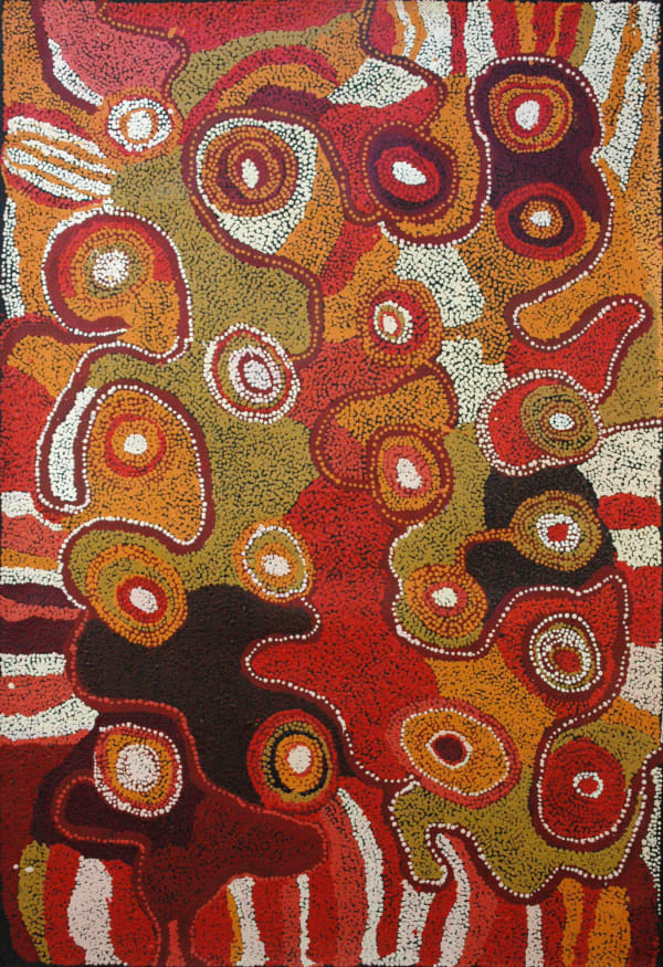 Wawiriya Burton Ngayuku ngura - My Country acrylic on linen 152.5 x 101 cm