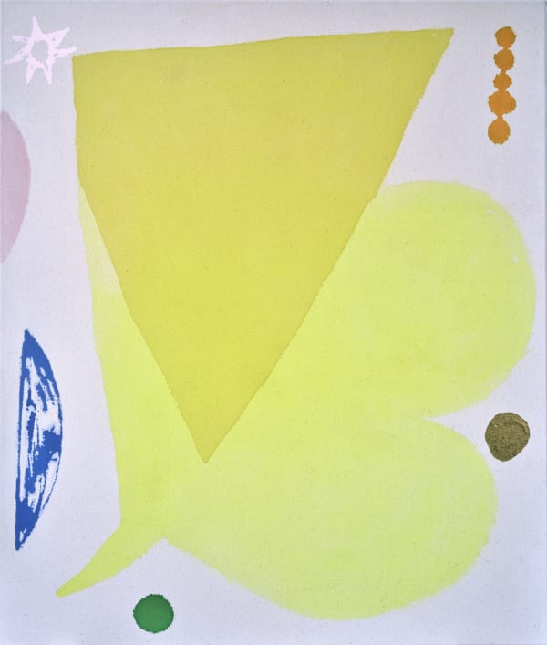 Becky Blair Vessel, 2022 acrylic and mixed media on canvas 85 x 100 cm