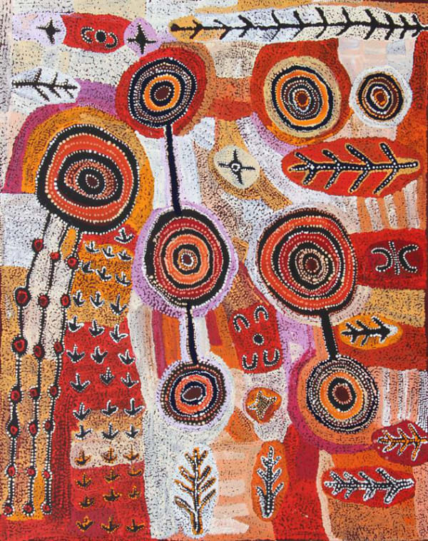 Alec Baker Ngura (Country), 2018 acrylic on linen 122 x 152 cm