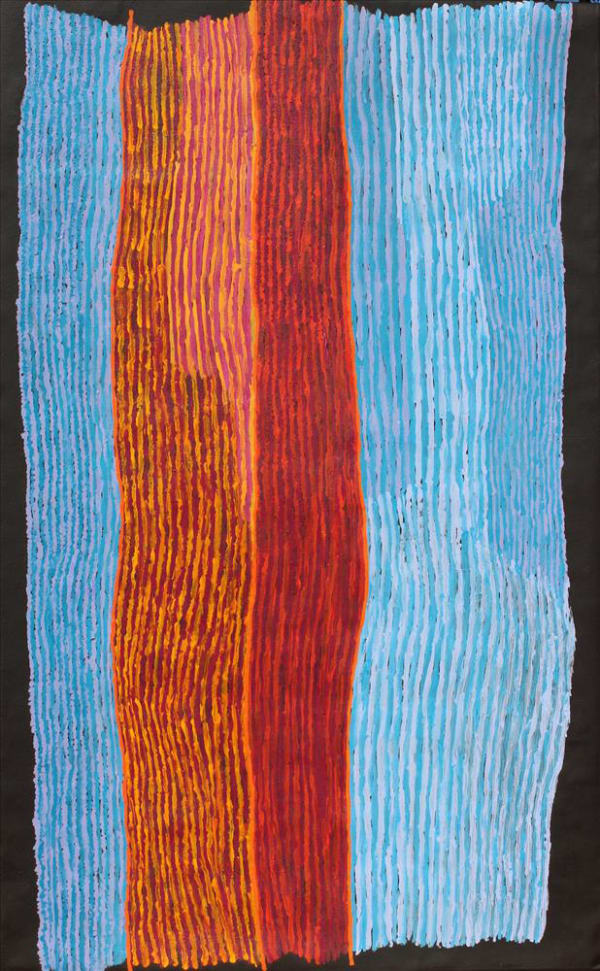 Ray Ken sand dune acrylic on linen 122 x 198 cm