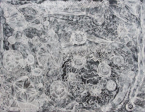 Betty Muffler Ngangkari Ngura acrylic on linen 152 x 198 cm