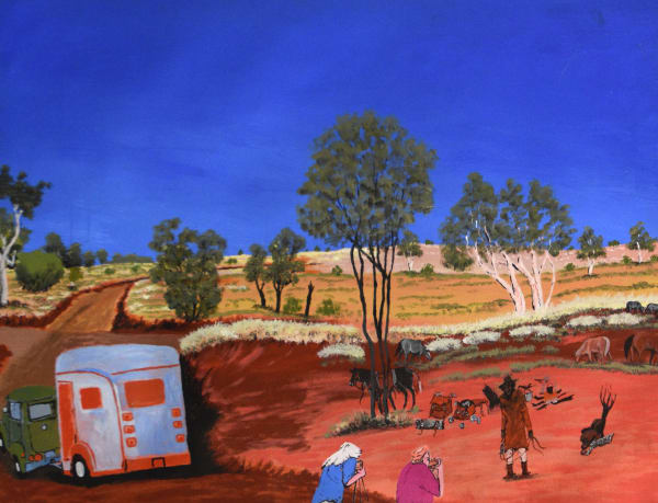 Mervyn Street acrylic on canvas 90 x 118 cm