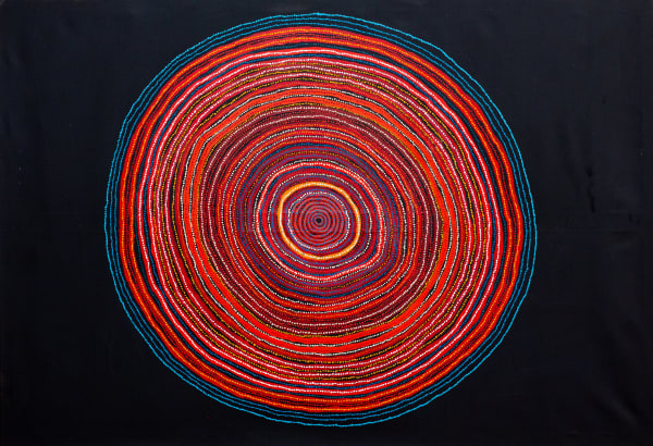 Lennard Walker Kulyuru, 2024 acrylic on linen 137 x 200 cm