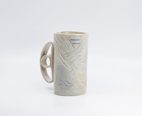 Anna John Eye Stein (windy dot com series), 2020 glazed stoneware 16 x 14 x 9 cm