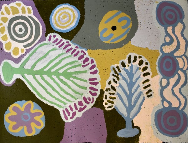 Martha Protty Kungka Kutjara, 2020 acrylic on canvas 76.2 x 101.5 cm