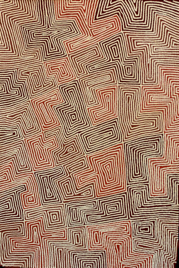 Vincent Nanala Marua, 2022 acrylic on linen 61 x 91.4 cm