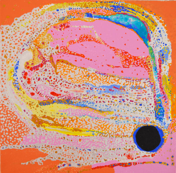 Daniel Walbidi Winpa acrylic on linen 61 x 61 cm