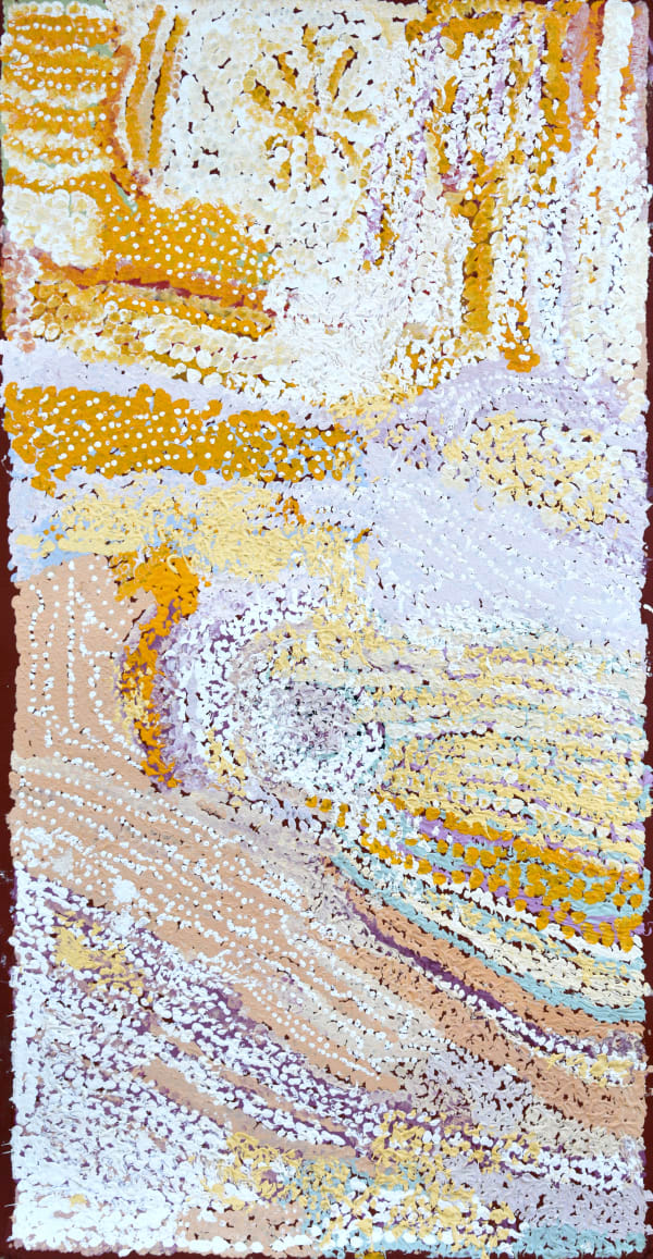 Elizabeth Nyumi Parwalla, 2010 acrylic on linen 120 x 60 cm