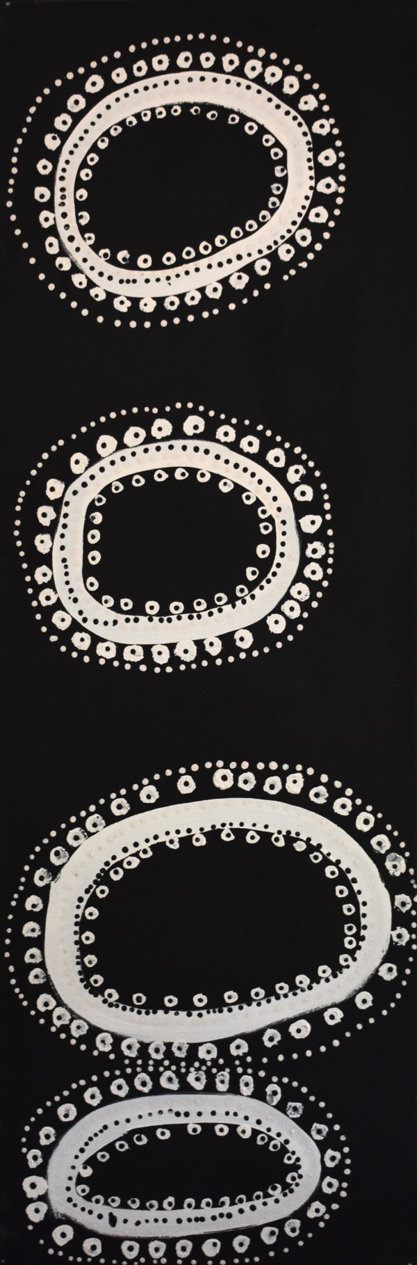 Dino Wilson Muranga natural ochres on linen 60 x 180 cm