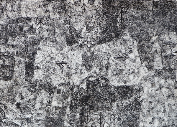 Alec Baker Ngura (country) ink on hahnemuhle paper 78 x 107 cm