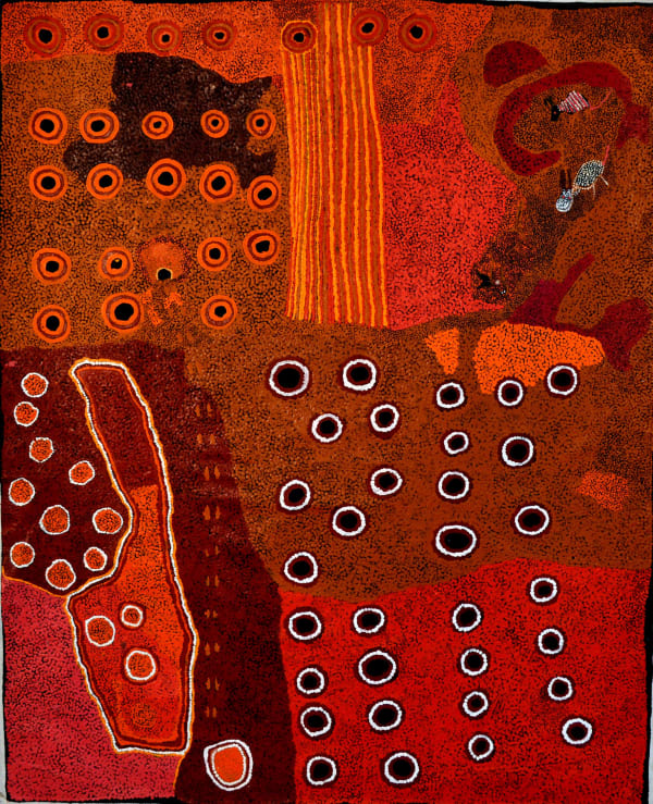 Ginger Wikilyiri Ngarutjara 2012 acrylic on linen 122 x 150 cm