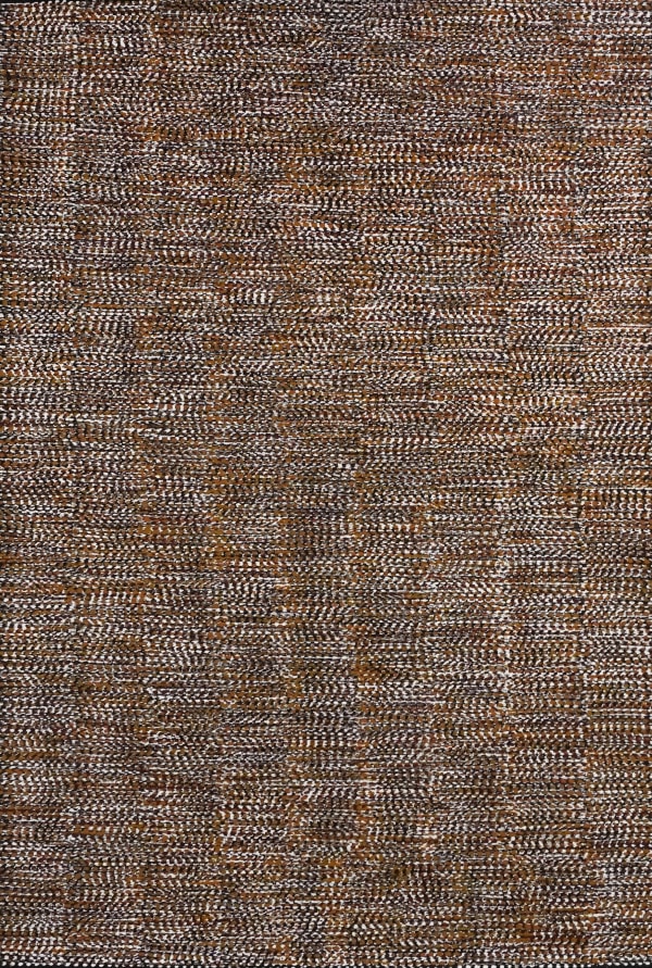 Alison Puruntatameri Winga (Tidal Movement / Waves), 2025 ochre on linen 120 x 80 cm