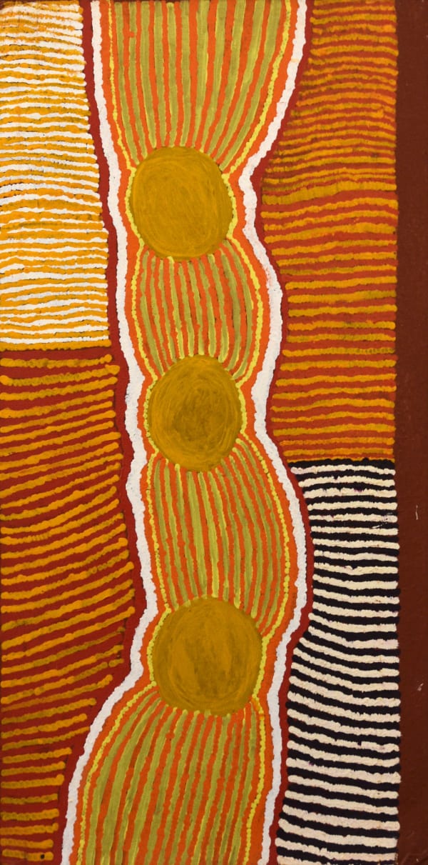 Bai Bai Napangarti Mulupuku, 2007 acrylic on linen 120 x 60 cm