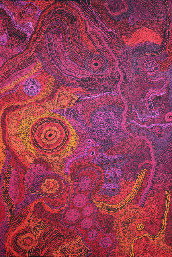 Tjungkara Ken Seven Sisters acrylic on linen 150 x 100 cm