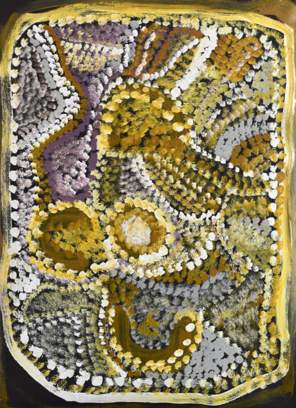 Bonnie Connelly Kungka Kutjara, 2020 acrylic on canvas 40.6 x 55.9 cm