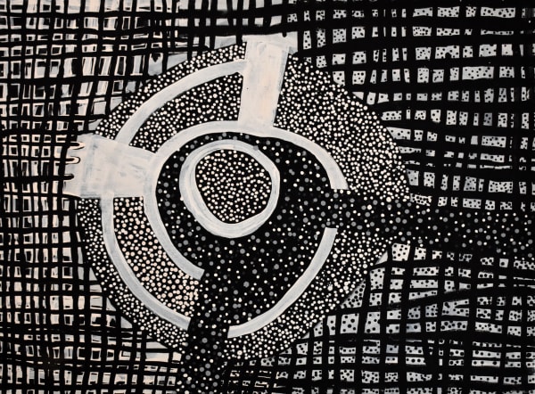 Timothy Cook Kulama natural ochres on linen 120 x 90 cm