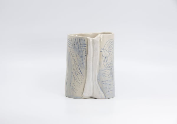 Anna John Back Vessel (windy dot com series), 2020 glazed stoneware 16 x 12 x 10 cm