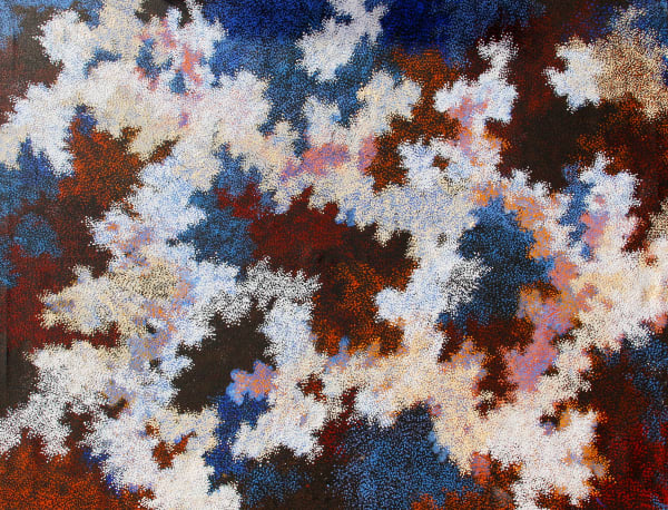 Yatjiki Vicki Cullinan Munga Ilkari (Night Sky), 2020 Acrylic on linen 152 x 198 cm