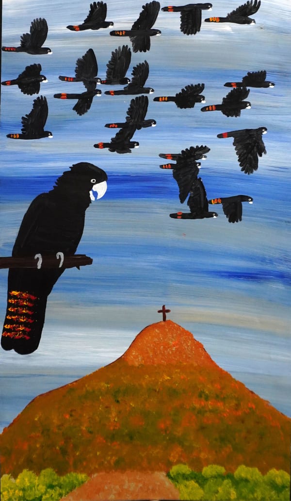 Kukula Mcdonald, Red Bums Flying At Memory Mountain, 2025