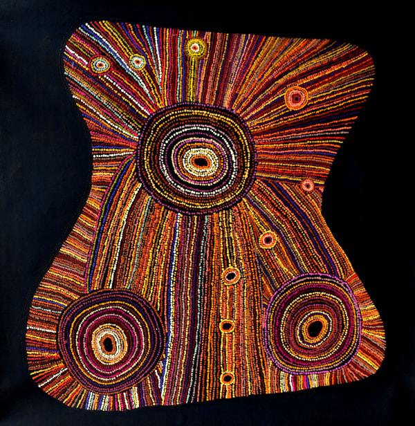 Angela Watson Minyma Kutjara, 2022 acrylic on canvas 122 x 122 cm