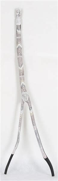 Ivan Namirrkki Mimih Spirit, 2024 Carved Wooden Sculpture 151 x 25 x 4 cm