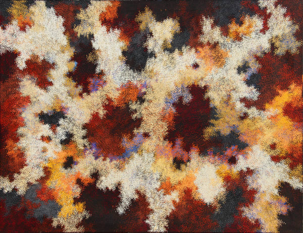 Yatjiki Vicki Cullinan Munga Ilkari (Night Sky), 2019 Acrylic on linen 152 x 198 cm