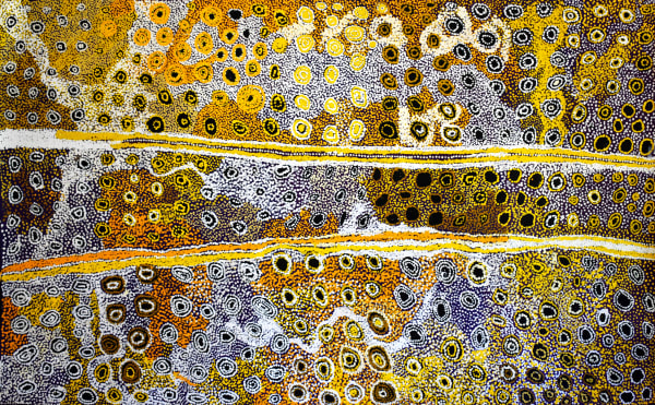 Mitakiki Women's Collaborative Seven Sisters, 2019 Acrylic on linen 122 x 198 cm