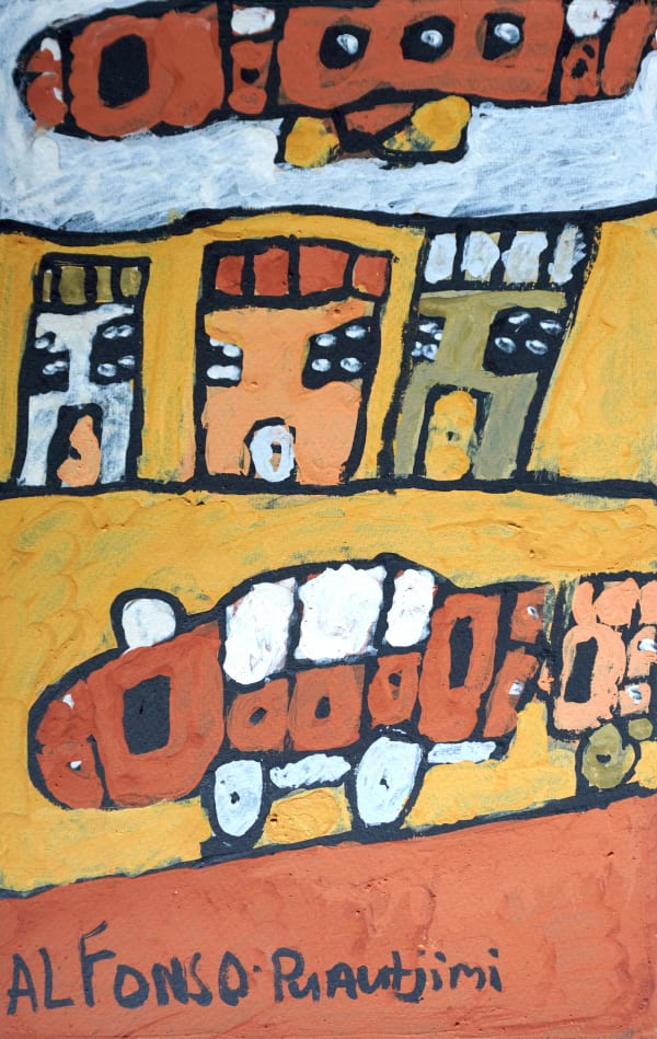 Alfonso Puautjimi, Red Plane, 2023