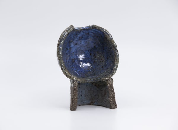 Anna John Blue Scoop Bowl, 2020 glazed stoneware 13 x 9.5 x 6.5 cm