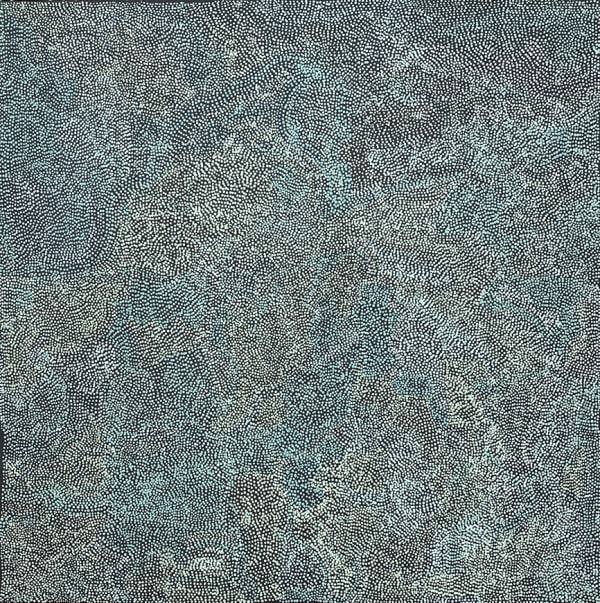 Molly Miller Wakapulkatjara, 2019 Acylic on linen 91 x 91 cm