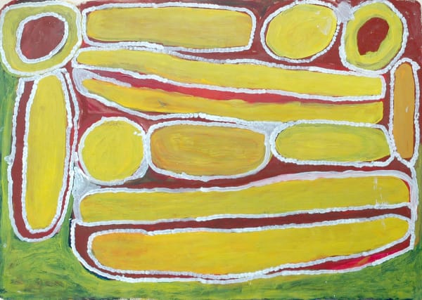Cory Wakartu Surprise Pamarr atelier artist acrylic on 250gsm velin arches 75 x 105 cm