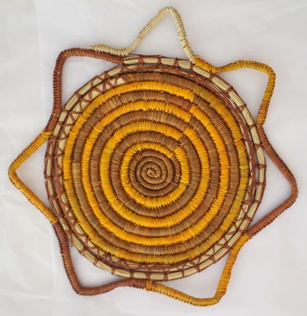 Theresa Girrabul, Coiled Pandanus Mat, 2025