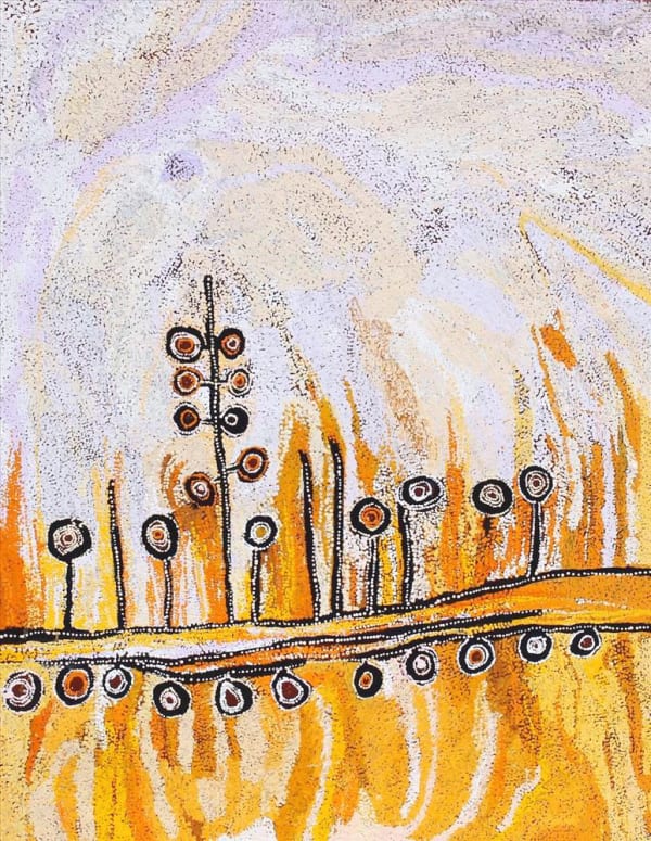 Wawiriya Burton Ngayuku Ngura - My Country acrylic on linen 152 x 198 cm